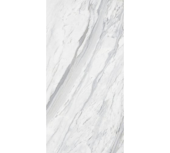 Керамогранит Global Tile Calacatta Belgia формат 60x120 см, белый, в коробке 1.44 кв. м GT120606203PR