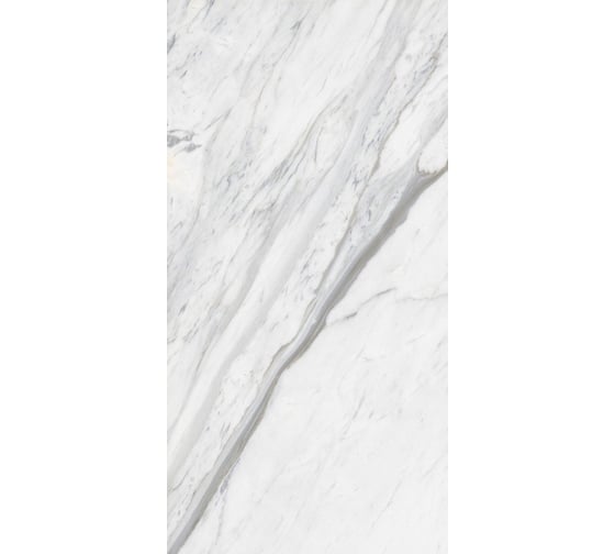 Керамогранит Global Tile Calacatta Belgia формат 60x120 см, белый, в коробке 1.44 кв. м GT120606203PR