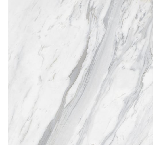 Керамогранит Global Tile Calacatta Belgia формат 60x60 см, белый, в коробке 1.44 кв. м GT60606203PR