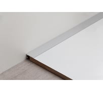 Микроплинтус Волшебная палочка Неплинтус 16x6мм серебро матовое 2,0м УТ000076058