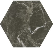 Комплект самоклеящейся пвх плитки LAKO соты, тёмно-коричневый мрамор, толщина 2 мм, 1.08 м², 30 шт. LKD-H-81021-1-GL