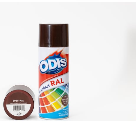 Краска-спрей ODIS standart RAL каштаново-коричневый 8015ral