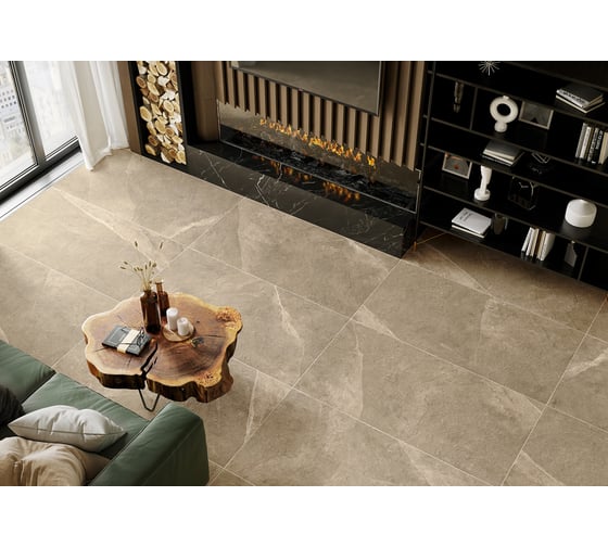 Керамогранит AlmaCeramica sugar-эффект Basalto 570x1140x8,5 мм, 2 шт. в уп.,GFA114BST40R