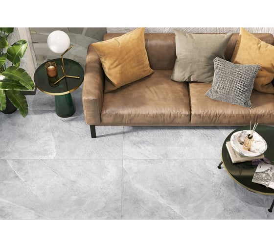 Керамогранит AlmaCeramica sugar-эффект Basalto 570x1140x8,5 мм, 2 шт. в уп., GFA114BST70R