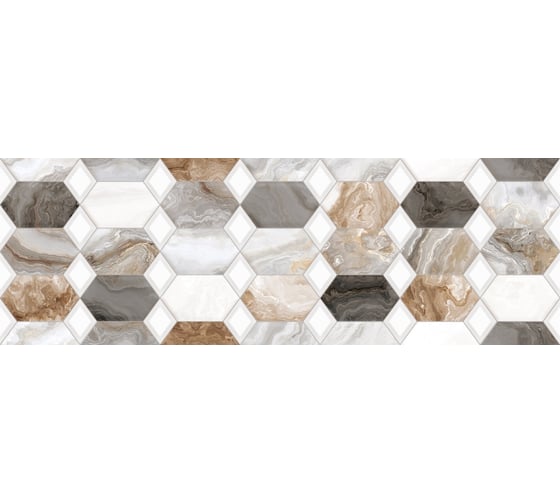 Настенный декор Primavera Hypnose Grey Decor 05 30x90 см (DG10-05) 62736