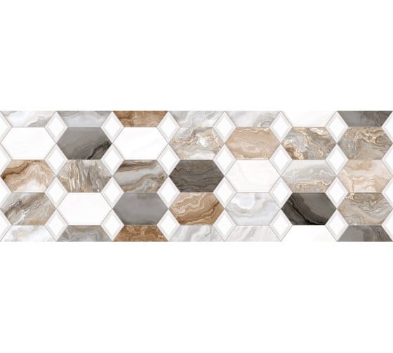 Настенный декор Primavera Hypnose Grey Decor 05 30x90 см (DG10-05) 62736