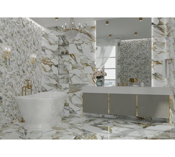 Настенный декор Primavera Duchess Gold Decor 01 30x90 см (DG13-01) 62723