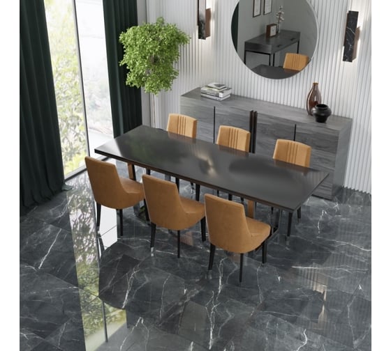 Керамогранит Primavera Perfect Nero 60x60 см (GR109) 62760