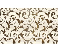 Декоративная вставка Нефрит-Керамика Арабески светлый, сортовые, 400x250x8 мм, вариант №0, 1 шт. 04-01-1-09-03-21-185-0