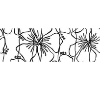 Декоративная вставка Нефрит-Керамика Эвелин белый, сортовые, 600x200x9 мм, вариант №1, 1 шт. 04-01-1-17-03-00-3060-1