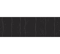 Декоративная вставка Нефрит-Керамика Эвелин черный, сортовые, 600x200x9 мм, вариант №3, 1 шт. 04-01-1-17-03-04-3060-3