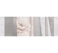 Декоративная вставка Нефрит-Керамика Темари серый, сортовые, 600x200x9 мм, вариант №1, 1 шт. 04-01-1-17-05-06-1117-1