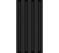 Декор Нефрит-Керамика Катрин черный, массив, стандарт, 500x250x9 мм, 1 шт. 07-00-5-10-11-04-1452