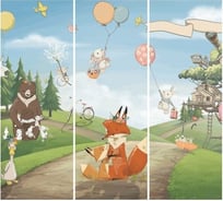 Фотообои Студия фотообоев Теремок, 300x270 см, 3 полотна 1321217