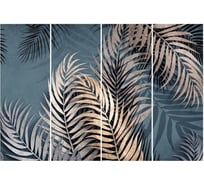Фотообои Студия фотообоев Золотистые листья, 400x270 см, 4 полотна 1421267