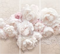 Фотообои Студия фотообоев Пастельный цветочный фон, 300x270 см, 3 полотна 1321276