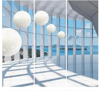 Фотообои Студия фотообоев Абстрактная панорама, 300x270 см, 3 полотна 1321253