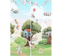 Фотообои Студия фотообоев Сказочная деревня, 200x270 см, 2 полотна 1221311