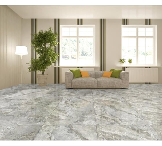 Керамогранит Primavera Mezza Grey 60x60 см (PR123) 44248