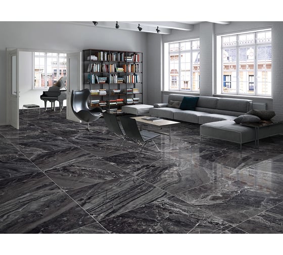 Керамогранит Primavera Titan Black 60x60 см (PR115) 22157
