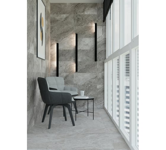 Керамогранит Primavera Mizar Dark Grey 60x60 см (NR103) 54647