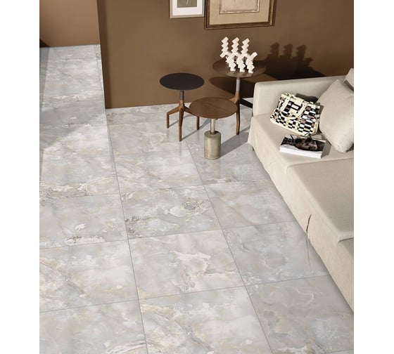 Керамогранит Primavera Speranza Gold Light Grey 60x60 см (PR122) 44262