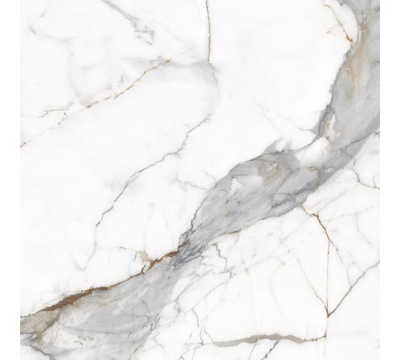 Керамогранит Primavera Maverick White Карвинг 60x60 см (CR104) 49348