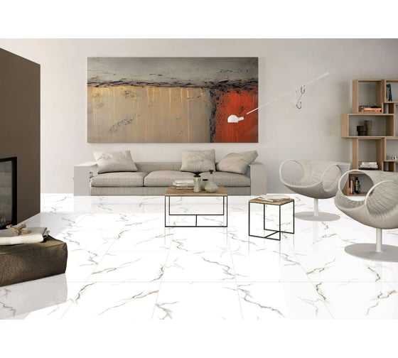 Керамогранит Primavera Kalos Bianco 60x60 см (PR124) 44247