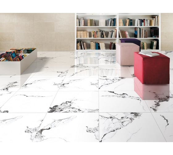 Керамогранит Primavera Videl Bianco Sugar-эффект 60x60 см (SR104) 49353