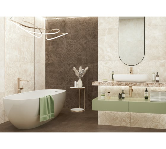 Керамогранит AlmaCeramica Ricci sugar-эффект, 600x600x9,5 4 шт в уп 43,2 м в пал GFU04RIC24R