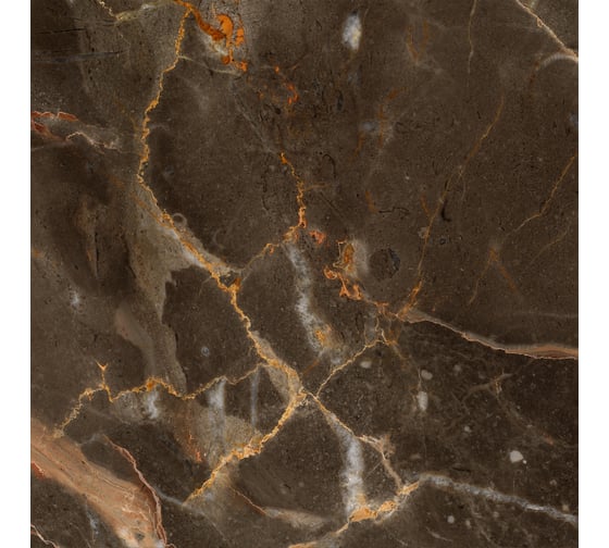 Плитка Global Tile Alpica формат 60x60 см, темно-коричневый, в коробке 1.44 кв. м GT60602011MR