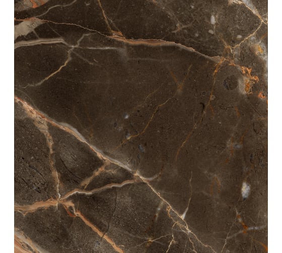 Плитка Global Tile Alpica формат 60x60 см, темно-коричневый, в коробке 1.44 кв. м GT60602011MR