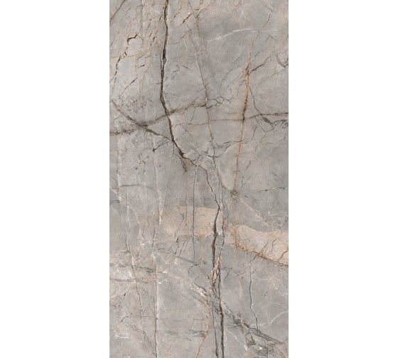 Керамогранит Global Tile Bizarre формат 60x120 см, серый, в коробке 1.44 кв. м GT120604201MGR