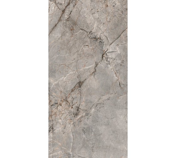 Керамогранит Global Tile Bizarre формат 60x120 см, серый, в коробке 1.44 кв. м GT120604201MGR