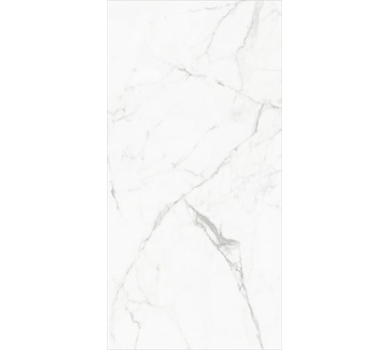 Керамогранит Global Tile Elegant Statuario формат 60x120 см, белый, в коробке 1.44 кв. м GT120604803PR