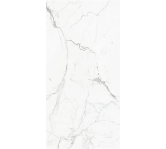 Керамогранит Global Tile Elegant Statuario формат 60x120 см, белый, в коробке 1.44 кв. м GT120604803PR