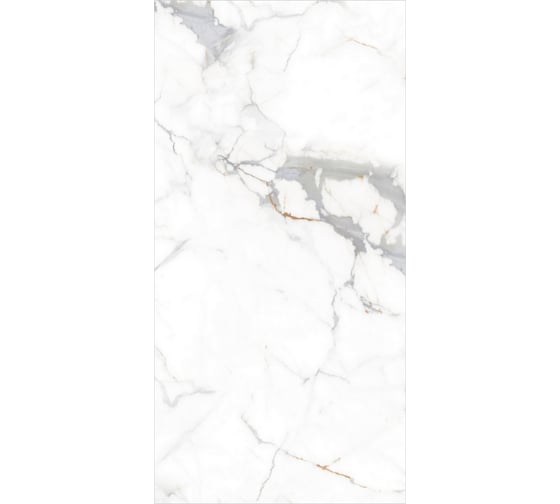 Керамогранит Global Tile Calacatta Imperial формат 60x120 см, белый, в коробке 1.44 кв. м GT120606103PR