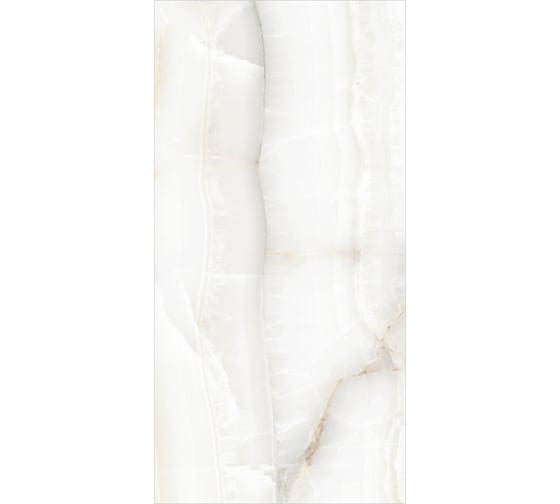Керамогранит Global Tile Lonic формат 60x120 см, белый, в коробке 1.44 кв. м GT120603803PR