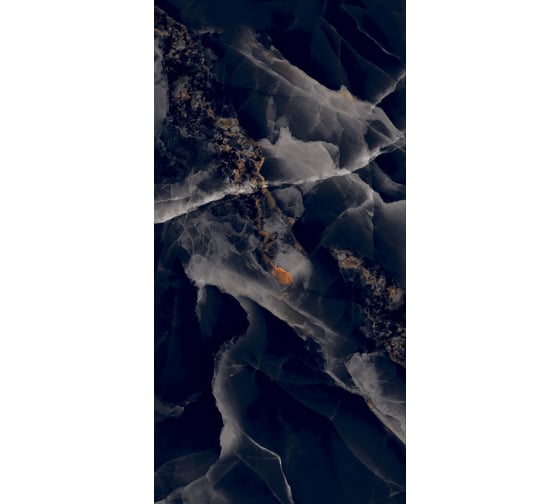 Керамогранит Global Tile Paradise формат 60x120 см, черный, в коробке 1.44 кв. м GT120604305HPR