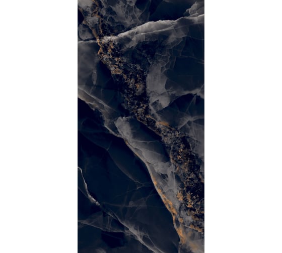 Керамогранит Global Tile Paradise формат 60x120 см, черный, в коробке 1.44 кв. м GT120604305HPR