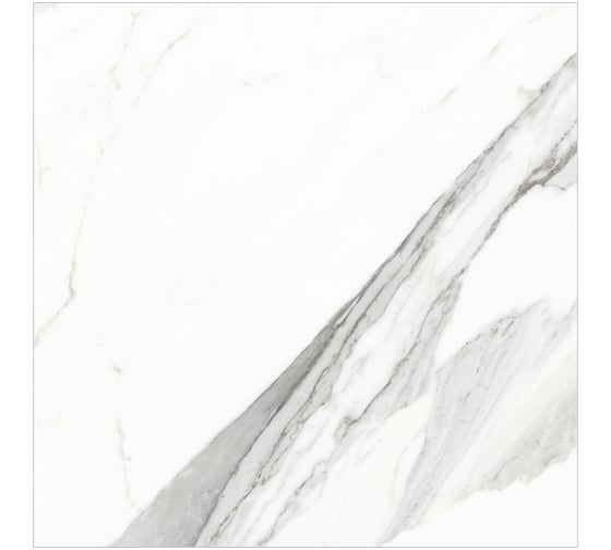 Керамогранит Global Tile Verona формат 60x60 см, белый, в коробке 1.44 кв. м GT60607703PR