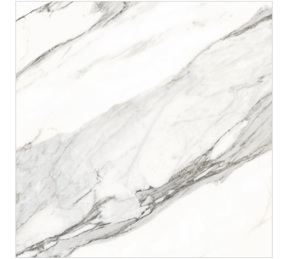 Керамогранит Global Tile Verona формат 60x60 см, белый, в коробке 1.44 кв. м GT60607703PR
