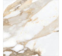 Керамогранит Global Tile Borghini формат 60x60 см, белый, в коробке 1.44 кв. м GT60605403MCR