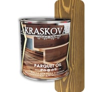 Масло для пола и паркета Kraskovar Parquet oil быстросохнущее, можжевельник, 0.75 л 1747