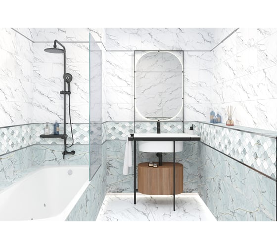 Плитка настенная AltaCera Albion Pulpis Dark 249x500x8,5 мм, 10 шт в уп WT9ALN23
