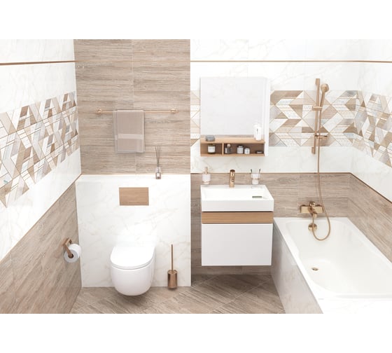 Плитка настенная AltaCera Artdeco Wood 250x500x9 мм, 13 шт в уп WT9ARE08