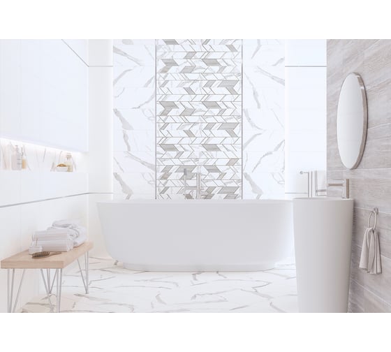 Плитка настенная AltaCera Vertus Box Calacatta 249x500x7,5 мм, 12 шт в уп WT9BOX15