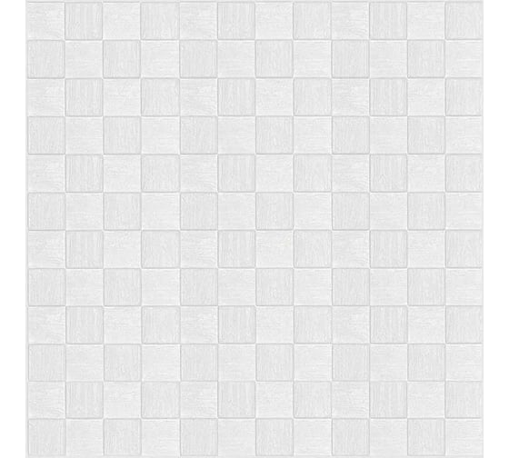 Самоклеящиеся 3d панели Центурион 700x700x7 мм, мозаика белая 84343 1