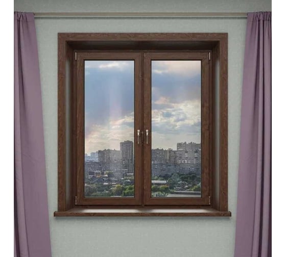 Панель откоса WINPLAST 300 мм, орех, 1.5 м W630.2178007-1,5