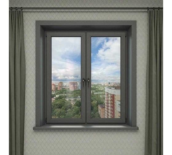Панель откоса WINPLAST 300 мм, антрацитово-серый, 3 м W630.701605-3